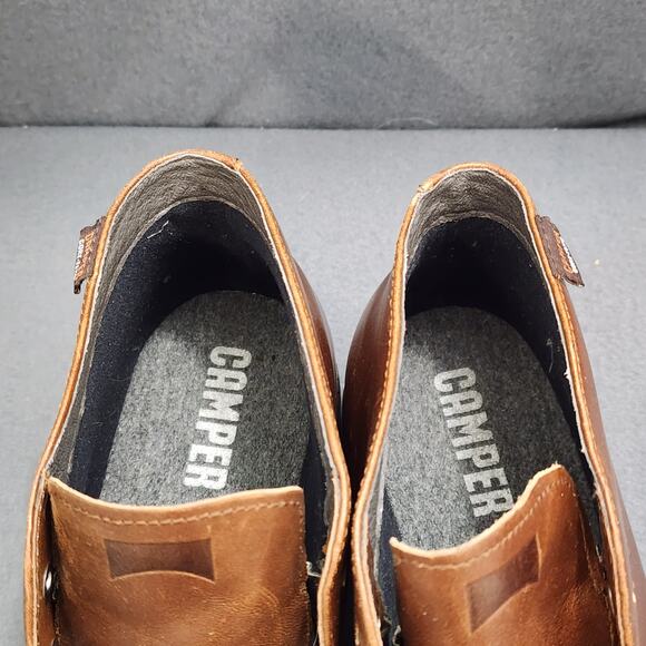 Camper Mens 43 US 10 Brown Leather Chukka Ankle Boots Comfort Casual